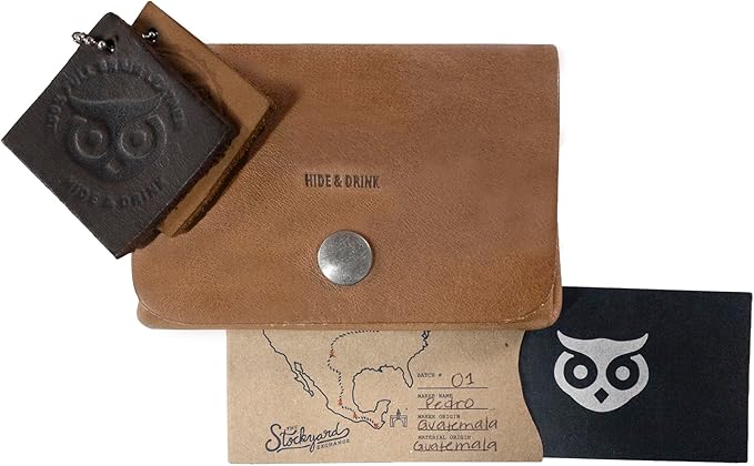 Hide & Drink, Double Pouch Wallet for Men and Women
